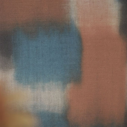détail Papier peint Carrés Ombrés Designers Guild coloris terracotta