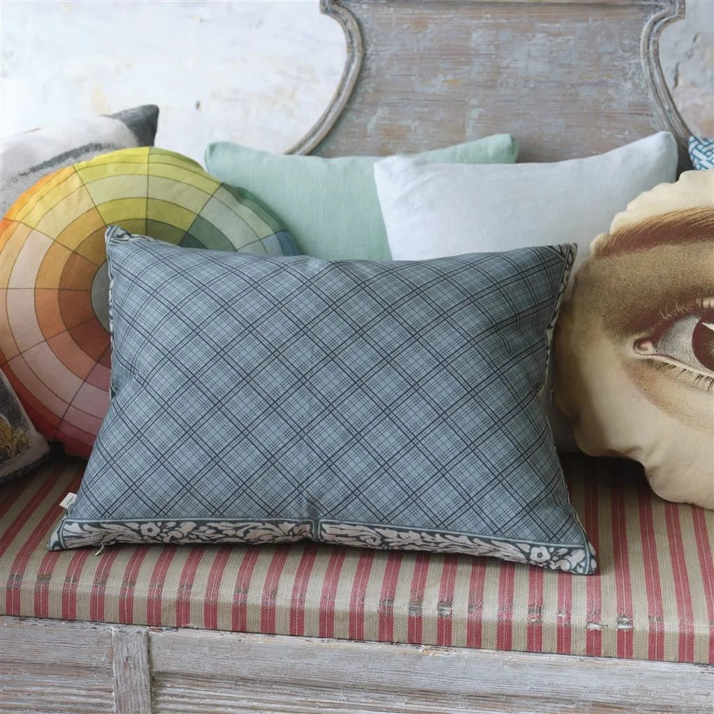 Verso Coussin Lemons Canvas John Derian avec motifs citrons vintage