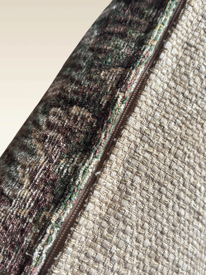 Coussin Cluny pièce unique Atelier Anne Lavit détail 