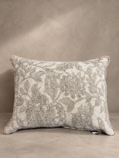 Coussin Sienne Atelier Anne Lavit Lyon  Face