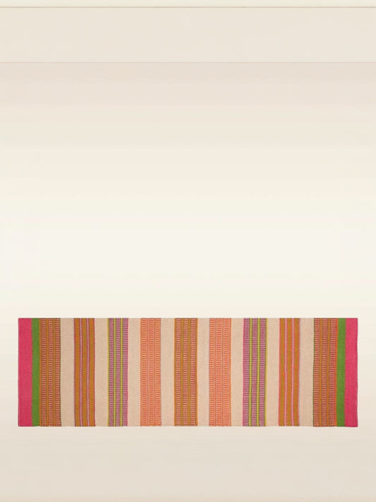 tapis de couloir outdoor Mahakam Designers Guild motif rayures