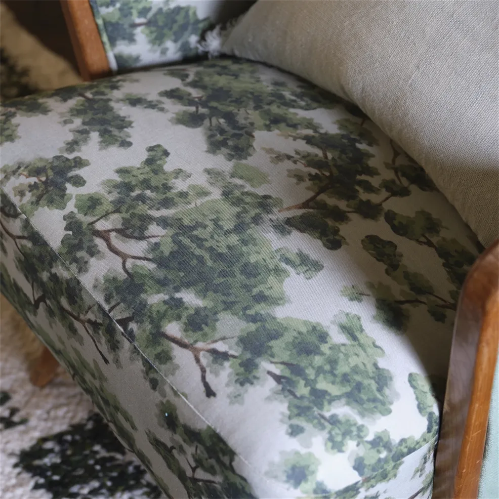 détail Tissu Woodland Forest John Derian édité par Designers Guild