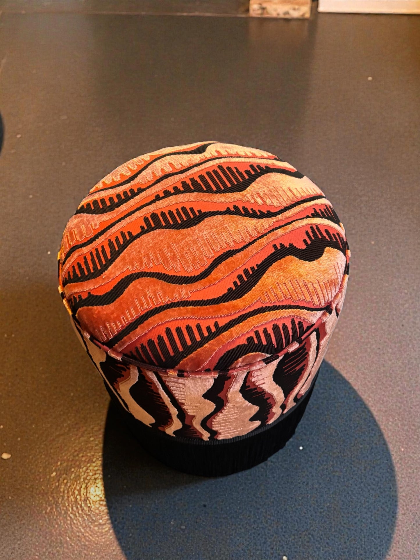 Pouf Shinto Pierre Frey –  Atelier Anne Lavit Lyon
