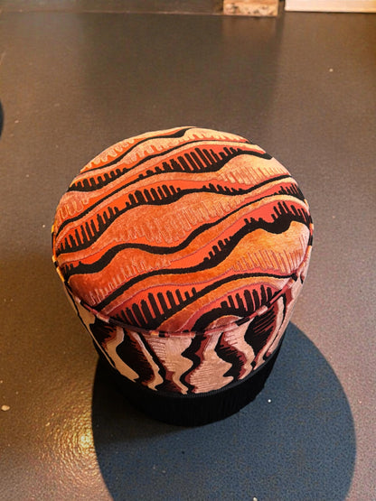 Pouf Shinto Pierre Frey –  Atelier Anne Lavit Lyon